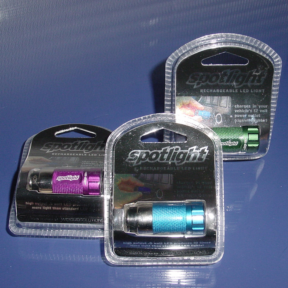 cigarette lighter led spotlight Flashlight LED Spotlight (Aluminum) Pimp Purple