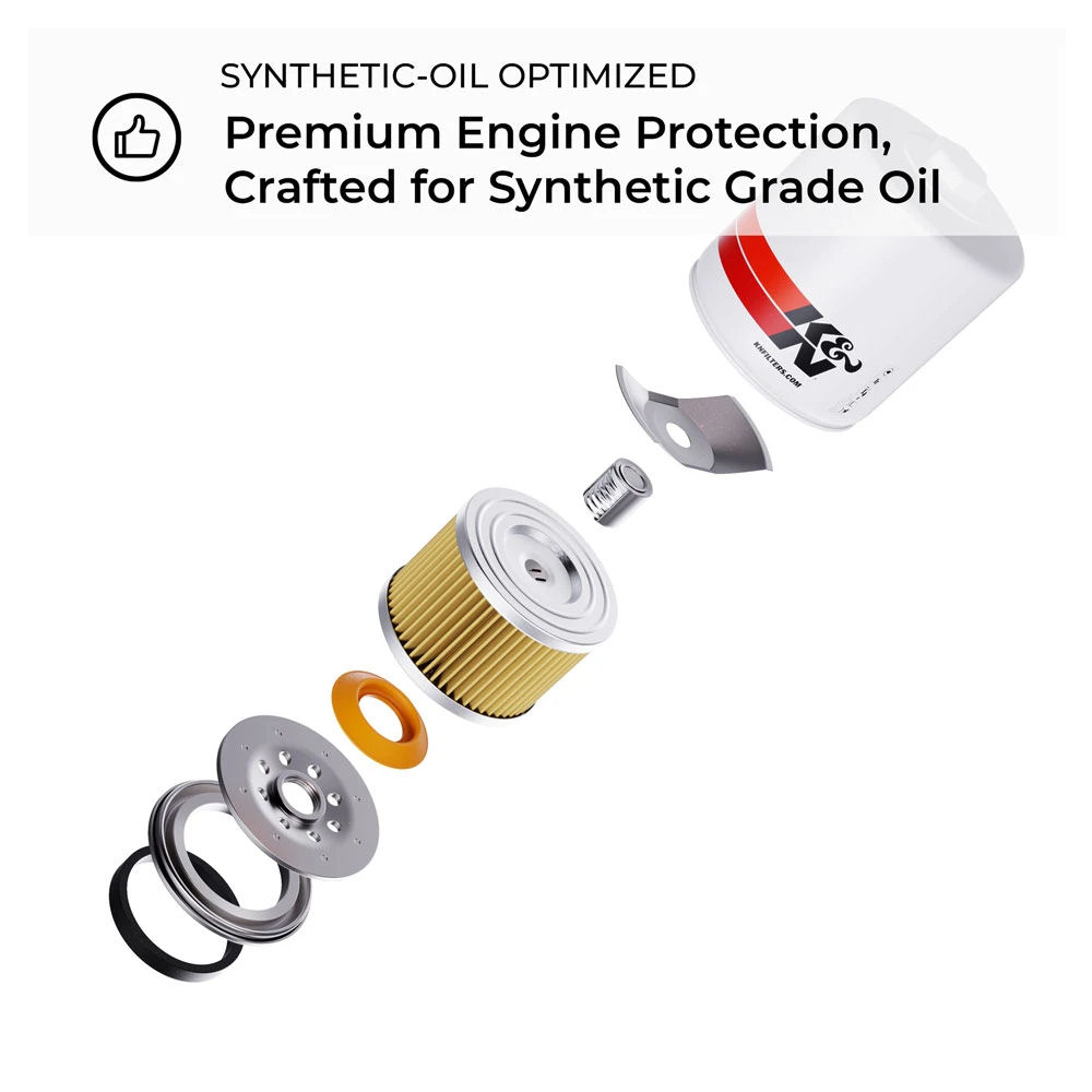 K&N Engine Oil Filter HP1017 for 20072015 Chevrolet Cadillac