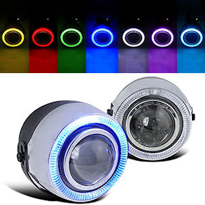Nebelleuchten Projektor 7-Color LED \(Angel Eyes\) 100mm