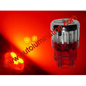 Leuchtmittel - 3157/T25 LED-3 Superstar Spot \(rot\) 1x