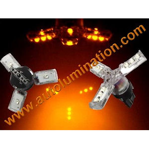 Leuchtmittel - 7440/T20 LED-12 SpiderLight \(gelb\) 1x
