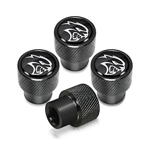 Reifen-Ventilkappen \(schwarz\) 15-24 SRT Hellcat