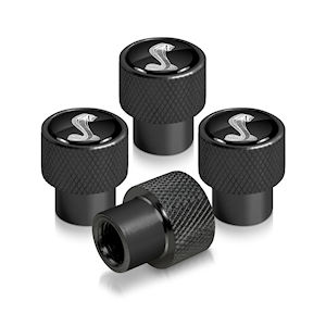 Reifen-Ventilkappen \(schwarz\) 07-22 Shelby GT500