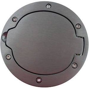 Tankklappe Aluminium \(geb�rstet\) 05-11 Dodge Dakota