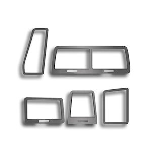 ACC Stainless A/C Vent Bezels 2008-14 Dodge Challenger