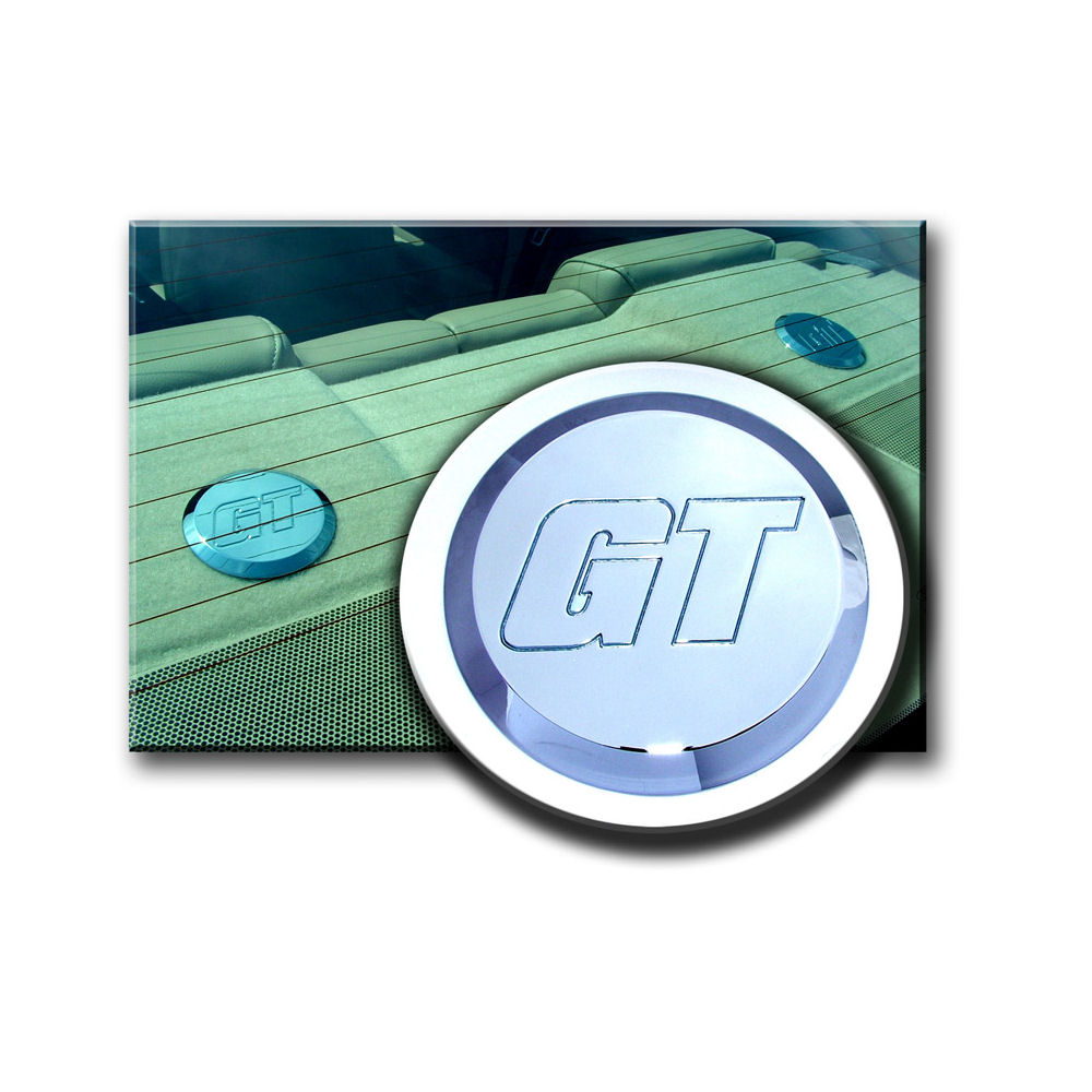 Ankerplatte Medallions (Chrom) 05-14 Ford Mustang GT