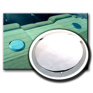 Verchromte Ankerplatten-Covers für 2005-14 Ford Mustang Verchromte Ankerplatten-Covers für 2005-14 Ford Mustang