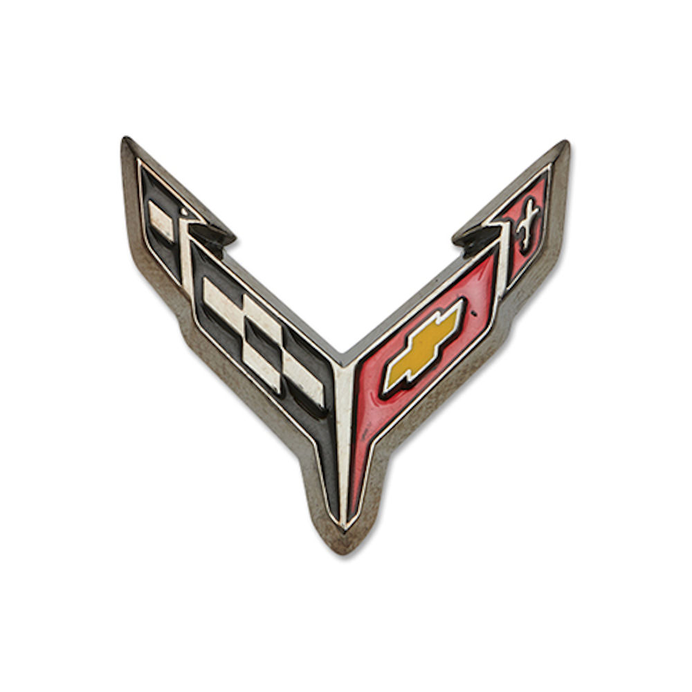 Ansteck Pin - Chevy Corvette C8 (Carbon Flash)