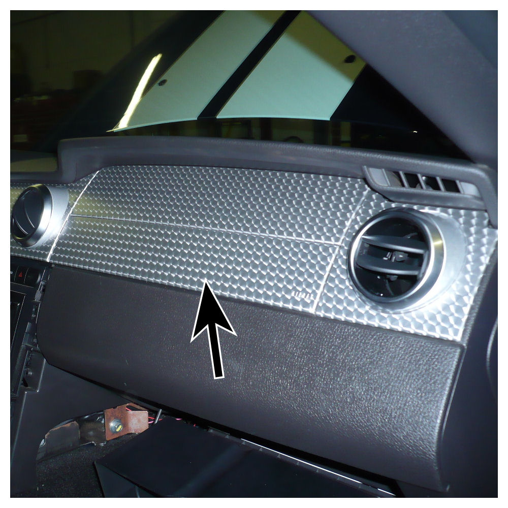 Armaturen-Blende Titanium C (OEM) 08-09 Ford Mustang