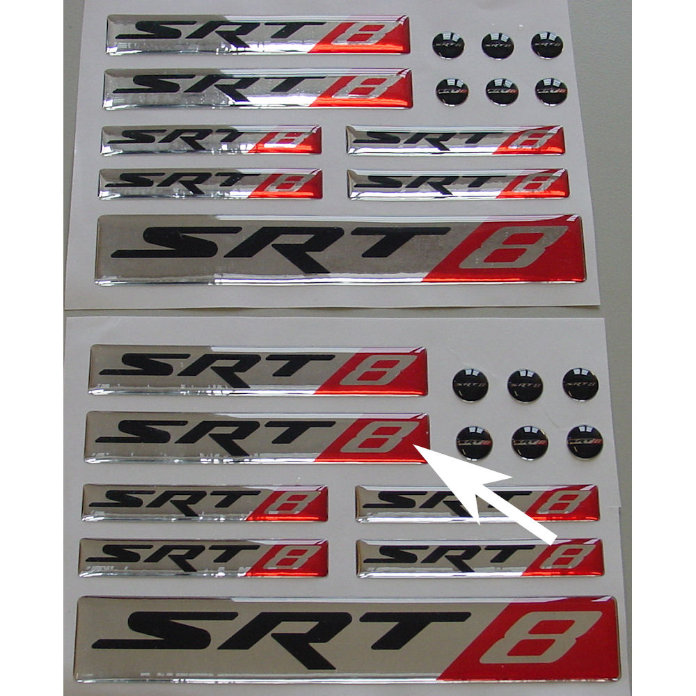 Aufkleber - Diamond (100x16mm) 06-24 Dodge SRT8