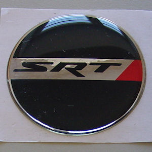 1x 3D Diamond Aufkleber 2004+ Dodge/Chrysler SRT (50mm)