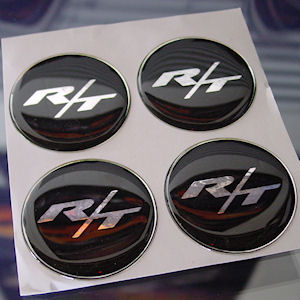 1x 3D Diamond Aufkleber 50mm f�r 2006-2024 Dodge R/T