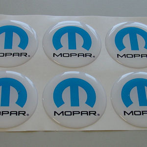 1x 3D Diamond Mopar Aufkleber (50mm) f�r Dodge Modelle