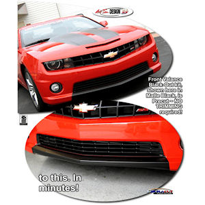ATD Aufkleber f�r Frontspoiler f�r 2014-15 Chevy Camaro