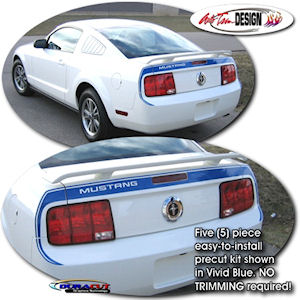ATD Mach 1 Grafik-Kit für das Heck (05-09 Ford Mustang) ATD Mach 1 Grafik-Kit für das Heck (05-09 Ford Mustang)