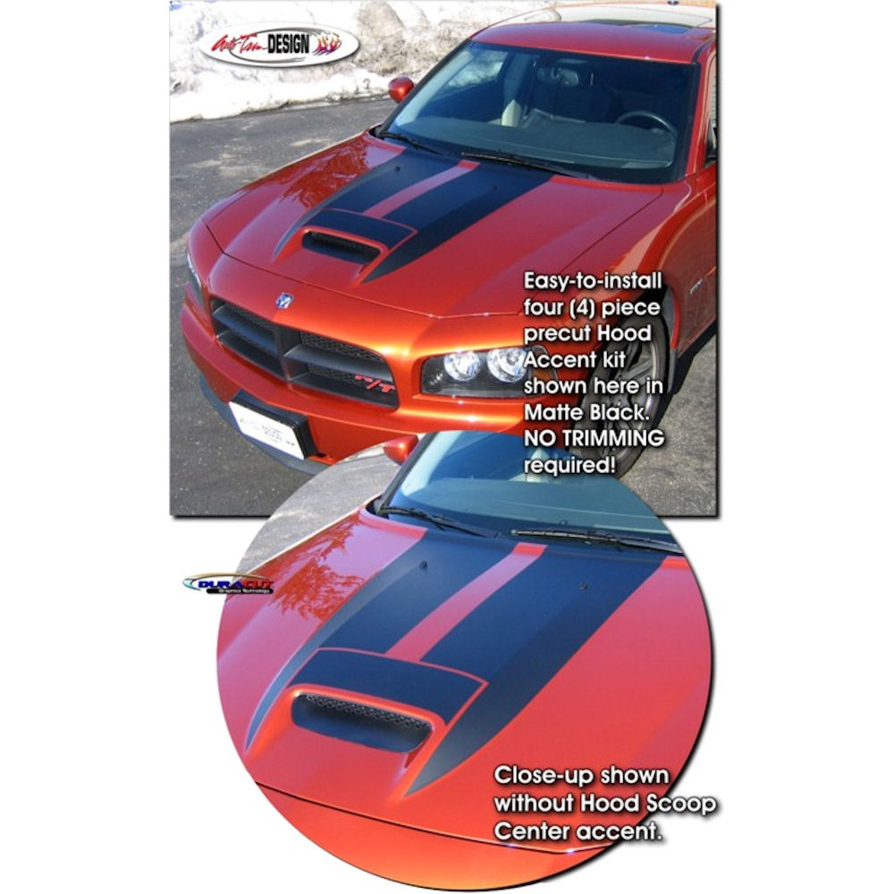 Aufkleber - Motorhaube (01) 06-10 Dodge Charger SRT8