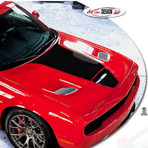 ATD Rally Streifen Motorhaube (15-24 Dodge Challenger)
