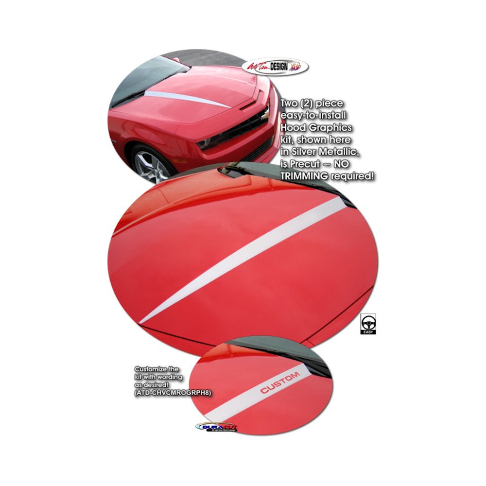 Aufkleber - Motorhaube (mit Text) 10-13 Chevy Camaro