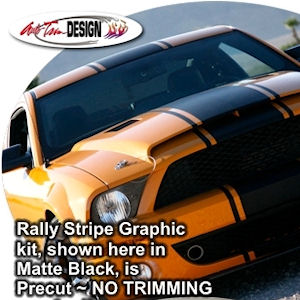 ATD Rally Streifen Aufkleber 2007-2009 Shelby GT500 SS ATD Rally Streifen Aufkleber 2007-2009 Shelby GT500 SS