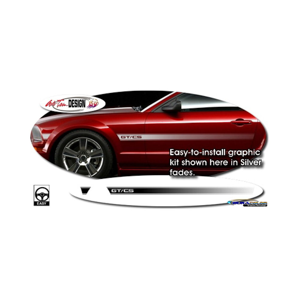 Aufkleber - Seitengrafik (GT/CS) 05-09 Ford Mustang GT