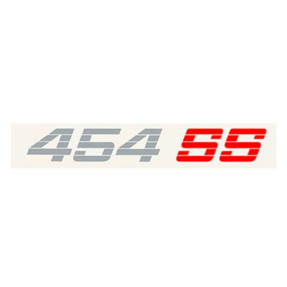 Aufkleber - Seitenwand (silber) 90-91 Chevy 454SS