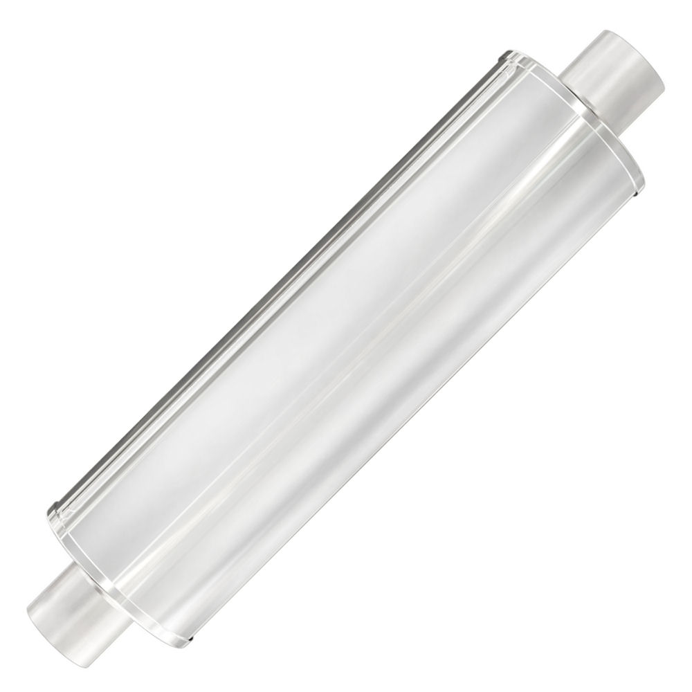 Auspuff-Endtopf XL Multi-Chamber (Edelstahl) Single