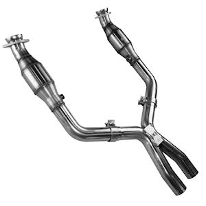 Kooks Auspuff MidPipe/Kats f�r 2005-10 Ford Mustang GT