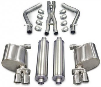 Corsa Auspuffanlage (poliert) 2011-14 Dodge Charger R/T