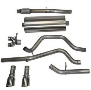 Corsa Auspuffanlage (poliert) 2014-2018 Chevy Silverado