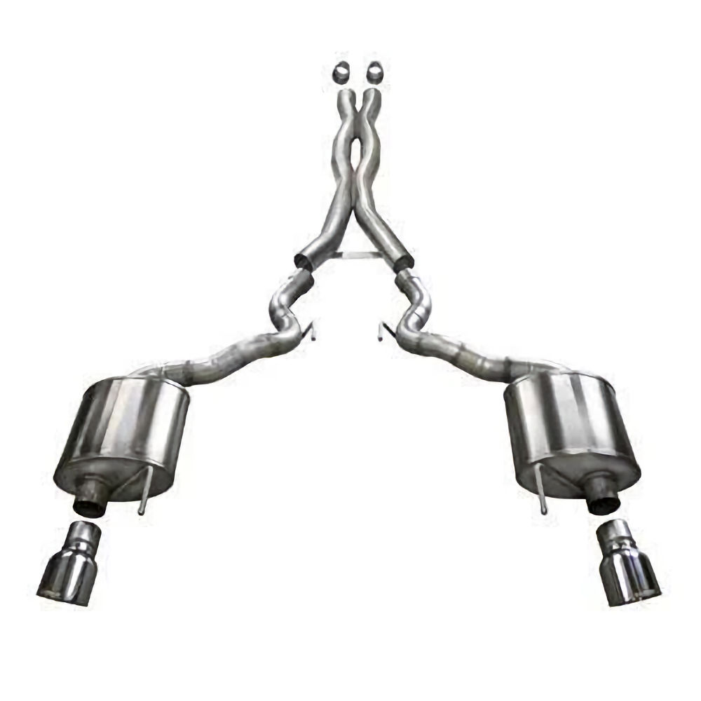 Auspuffanlage Sport (poliert) 15-17 Ford Mustang GT Cabrio