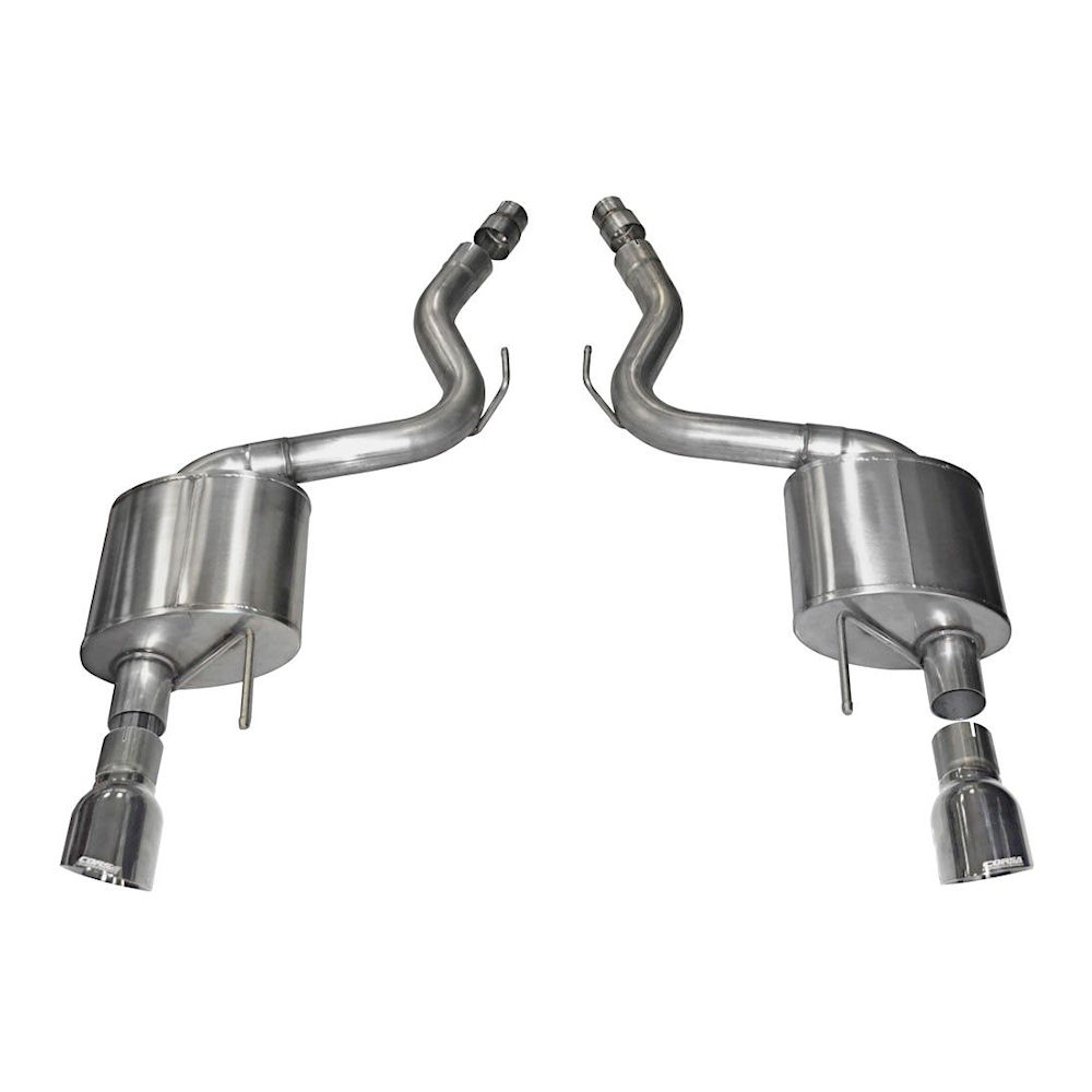 Auspuffanlage Sport (poliert) 15-17 Ford Mustang GT Coupe