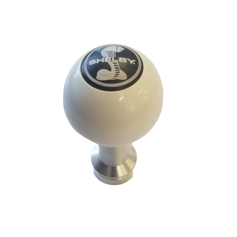 Automatic Shifter Ball (white) 15-24 Ford Mustang