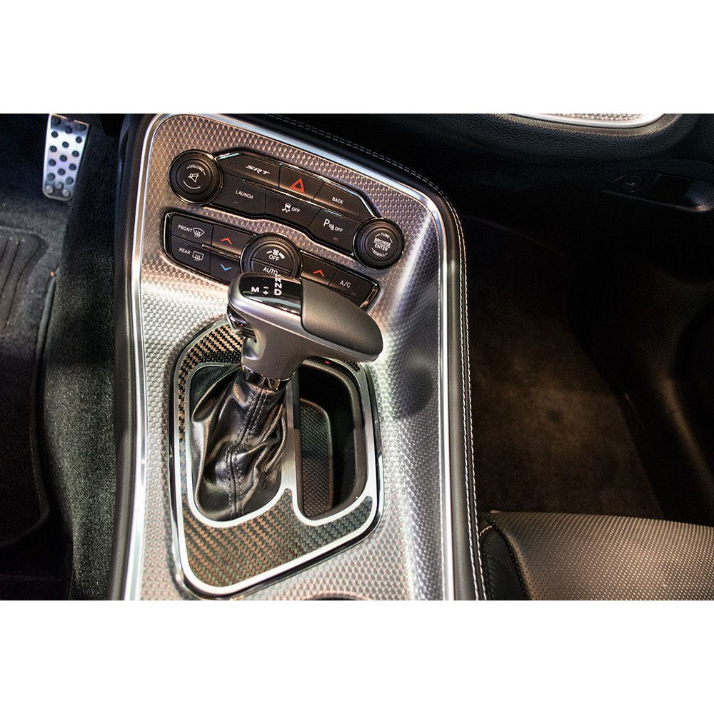 Automatic Shifter Plate Stainless Carbon from ACC for 1520 Dodge Challenger