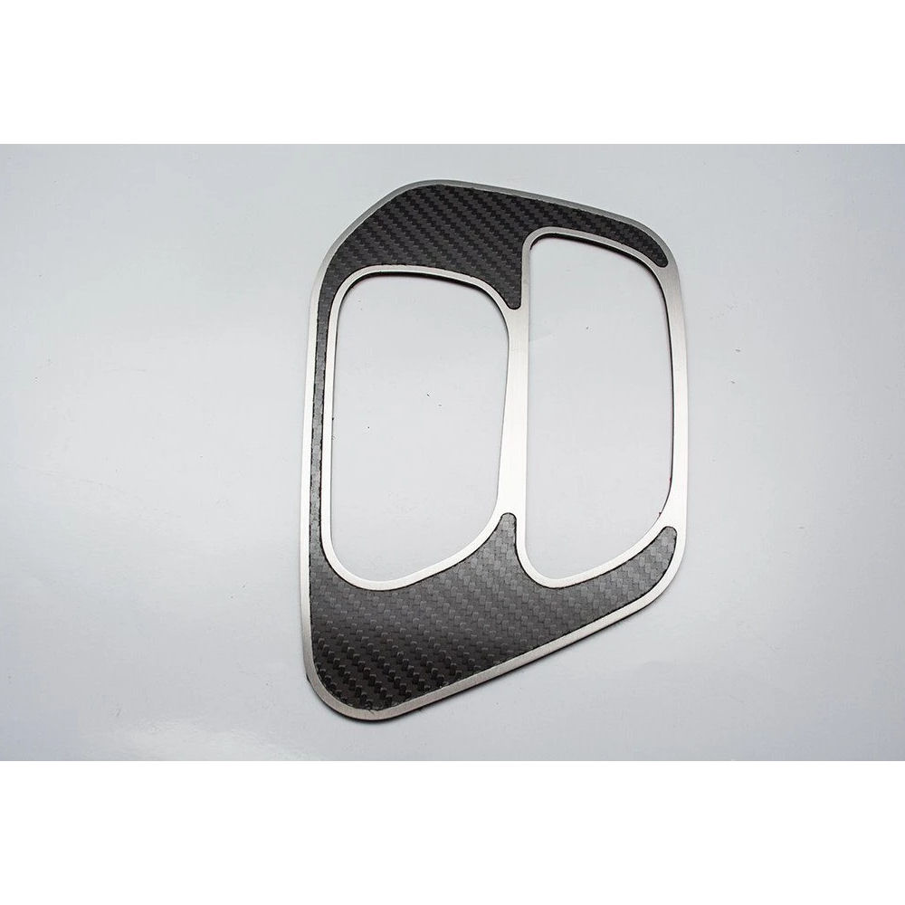 Automatic Shifter Plate Stainless Carbon from ACC for 1520 Dodge Challenger