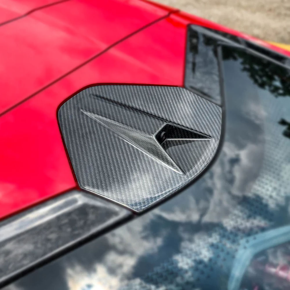 Backup Camera Bezel (Carbon) 20-26 Chevy Corvette