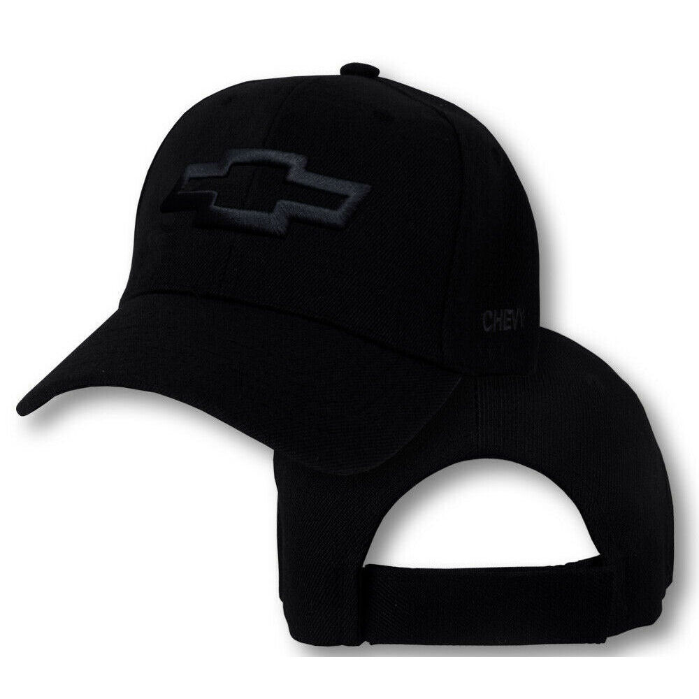 Baseball Cap - Chevy Bowtie 3D Logo (black)