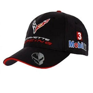 2020 Chevy Corvette Racing C8R Baseball Cap/Hat (black)