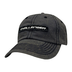 Black Dodge Challenger Washed stone-washed Cap/Hat