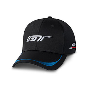 Black Ford GT Gran Turismo Poly Mesh Baseball Cap/Hat