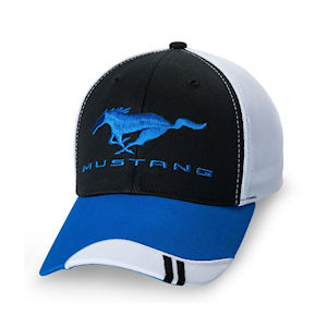 3-Color Ford Mustang Pony Mesh Fitted Baseball Cap/Hat