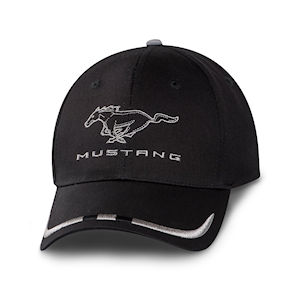 Black Ford Mustang Pony Racing Cotton Baseball Cap/Hat