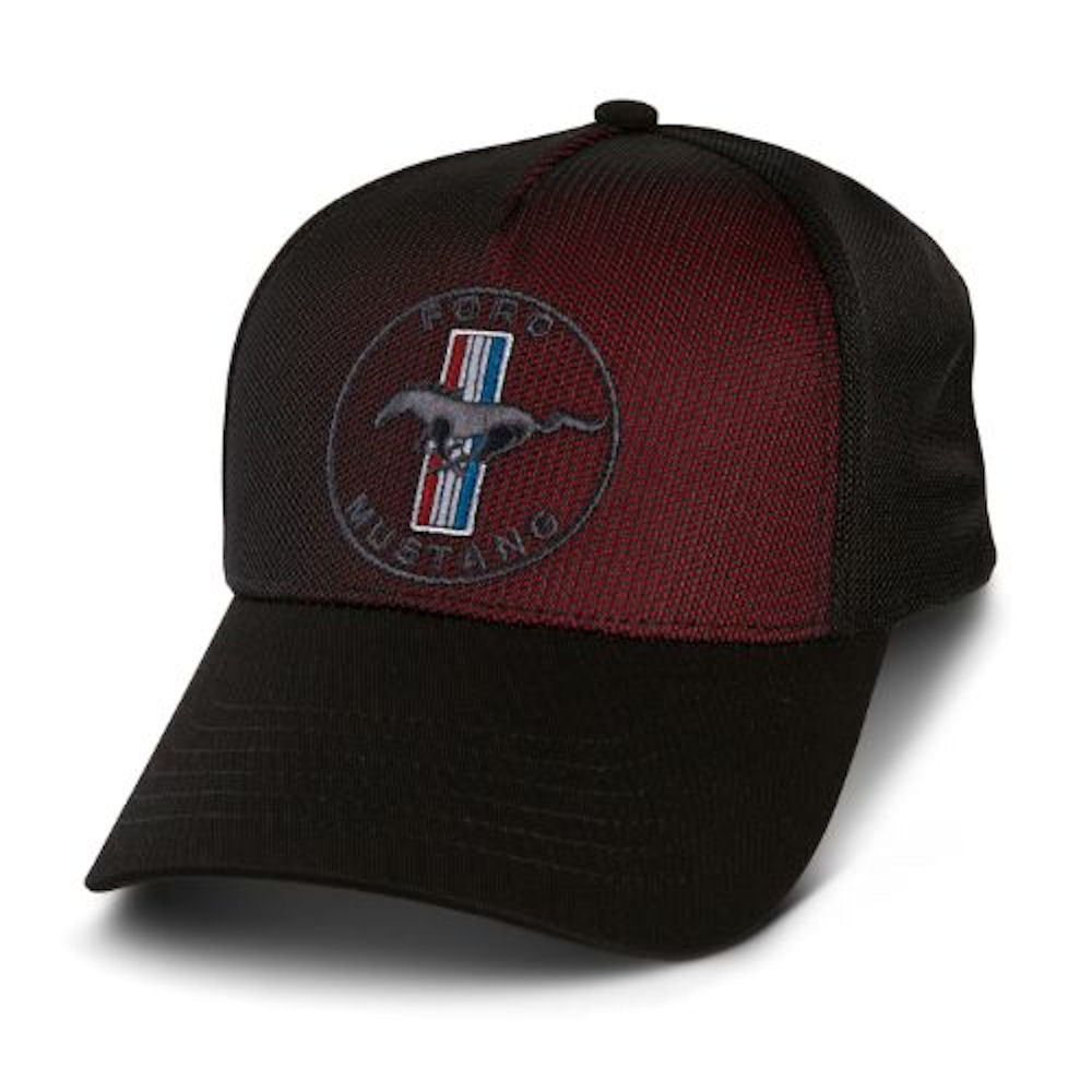 Baseball Cap - Ford Mustang Tri-Bar (black)