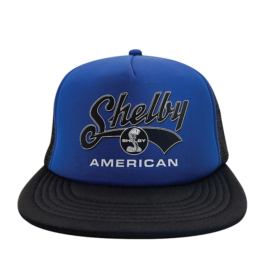 Baseball Cap - Shelby Flat Bill Hat (black/blue)
