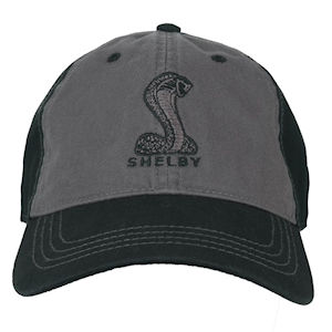 Shelby Tiffany Snake Baseball Cap/Hat (black/gray)