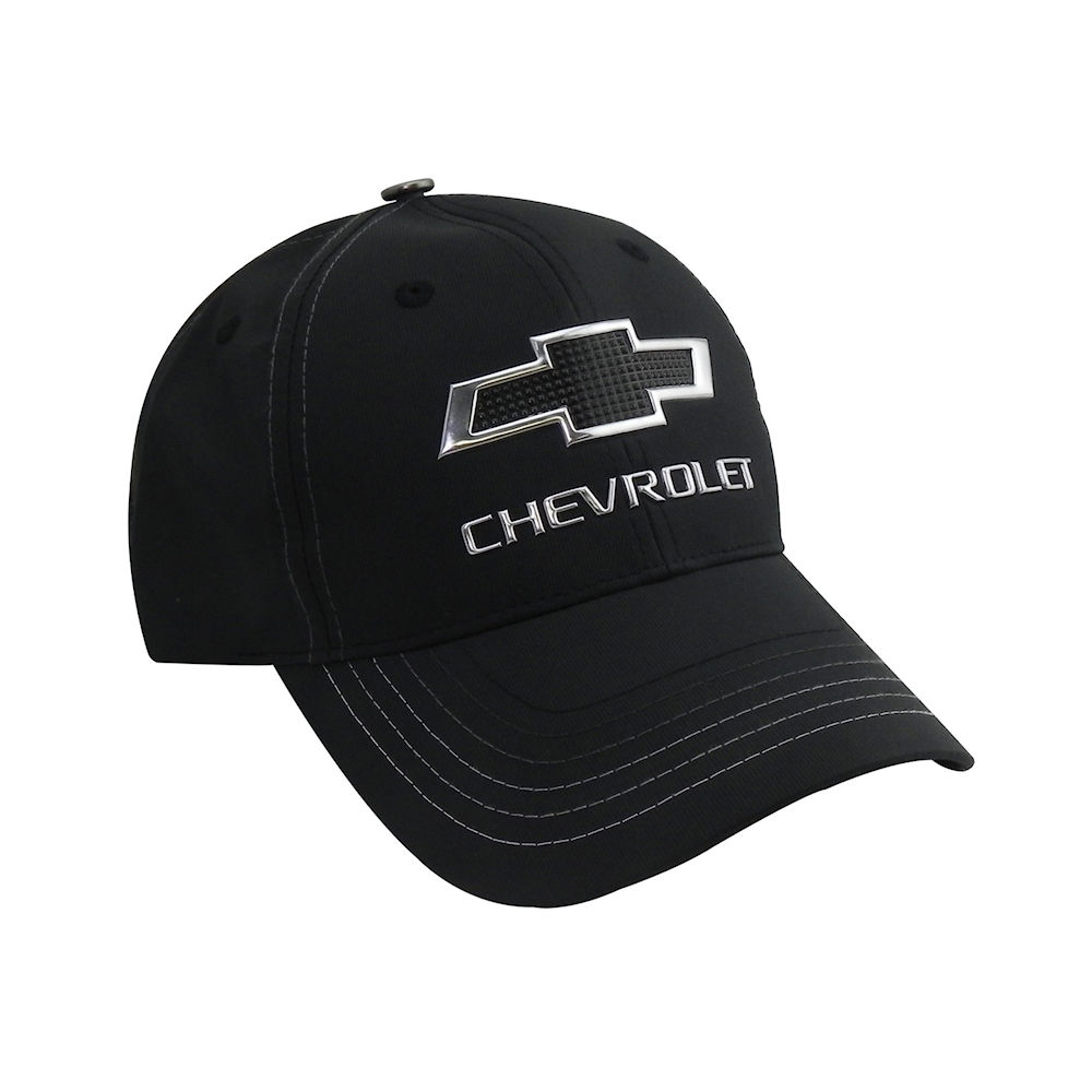 Baseball Kappe - Chevrolet Bowtie Liquid (schwarz)