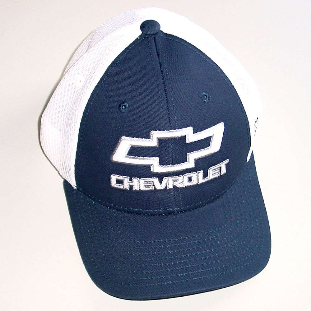 Baseball Kappe - Chevrolet Bowtie (blau/wei�)