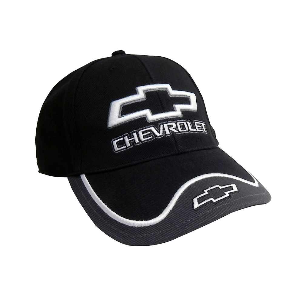Baseball Kappe - Chevrolet Bowtie (schwarz/grau)