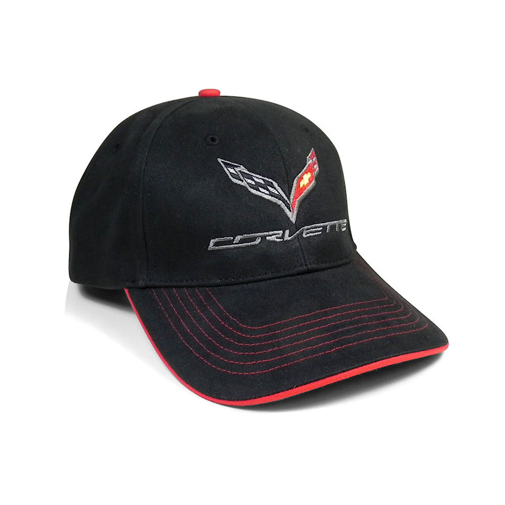 Baseball Kappe - Chevy Corvette C7 (schwarz)