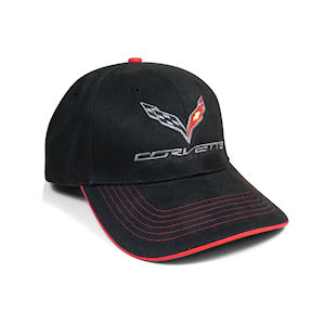 Schwarze Chevrolet Corvette Stingray C7 Baseball-Kappe Schwarze Chevrolet Corvette Stingray C7 Baseball-Kappe