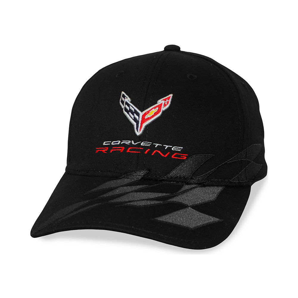 Baseball Kappe - Chevy Corvette C8 Racing (schwarz) A